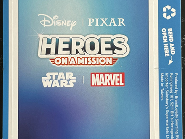 Sainsbury's Disney Heroes On A Mission In Stores Now Featuring 36 Star Wars Cards