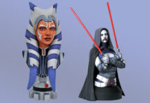 Gentle Giant Legends in 3D Ahsoka Tano Bust and Asajj Ventress Mini Bust In Stores This Week