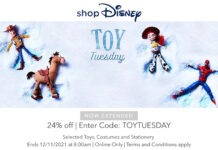 Get 24 Per Cent Off Selected Toys at shopDisney UK Through to Friday at 8am