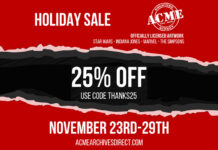 25 Per Cent Off Starts Now on ACME Direct!