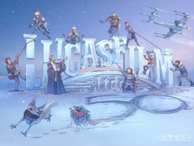 Lucasfilm Holiday Card 2021