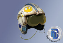 Star Wars: The Force Awakens Rey Salvaged X-wing Helmet Pre-Order at Denuo Novo