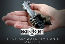Regal Robot Reveal Luke Skywalker Hand Magnet as Part of the Separation Collection