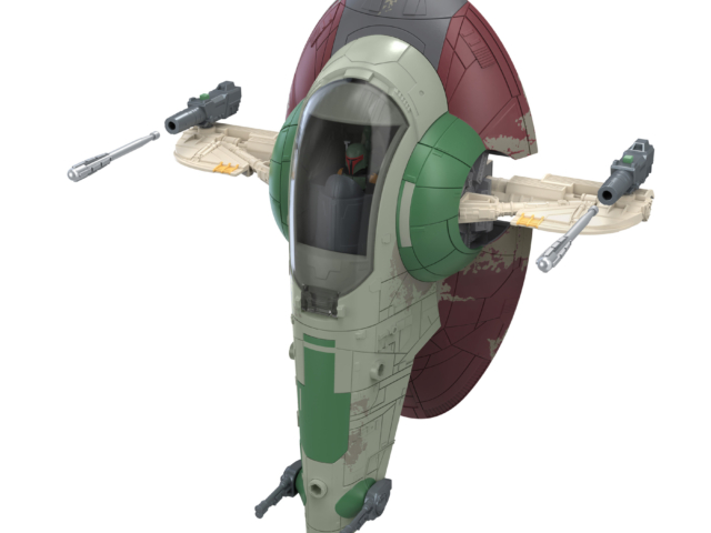 STAR WARS MISSION FLEET BOBA FETT STARSHIP AND 2.5-INCH Figure Set 4 (1)