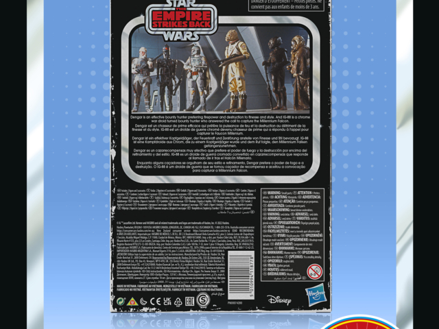 STAR WARS RETRO COLLECTION 3.75-INCH SPECIAL BOUNTY HUNTERS 2-PACK DENGAR & IG-88 Package 1
