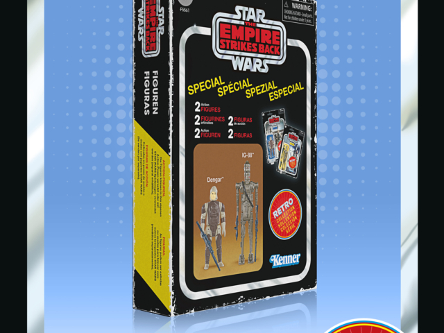 STAR WARS RETRO COLLECTION 3.75-INCH SPECIAL BOUNTY HUNTERS 2-PACK DENGAR & IG-88 Package 2