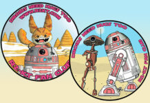 R2-KT Fan Club Patches Pit Droid #17 and & Loth-cat #18
