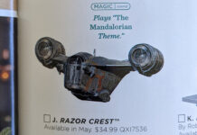 Hallmark 2022 Dream Book Reveals Release Date of Razor Crest Keepsake Ornament