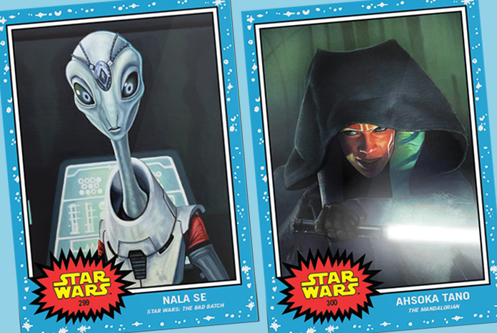 Topps Star Wars Living Set, Week 150: Nala Se and Ahsoka Tano