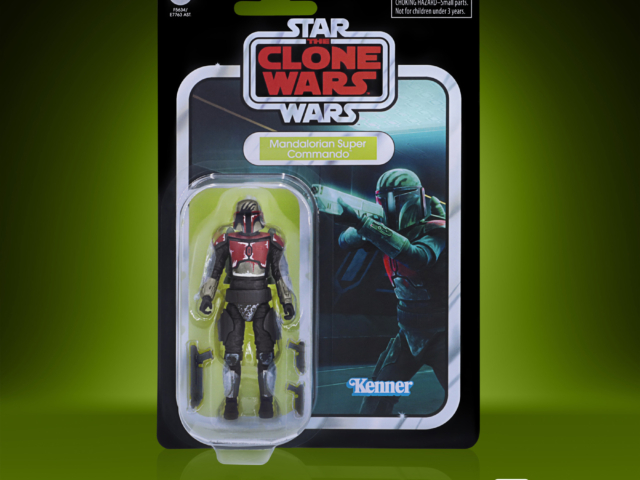 STAR WARS THE VINTAGE COLLECTION 3.75-INCH MANDALORIAN SUPER COMMANDO FIGURE - 1