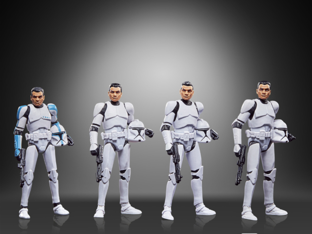 STAR WARS THE VINTAGE COLLECTION 3.75-INCH PHASE I CLONE TROOPER 4-PACK - 3