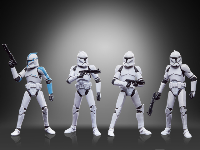 STAR WARS THE VINTAGE COLLECTION 3.75-INCH PHASE I CLONE TROOPER 4-PACK - 5