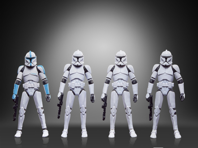 STAR WARS THE VINTAGE COLLECTION 3.75-INCH PHASE I CLONE TROOPER 4-PACK - 6