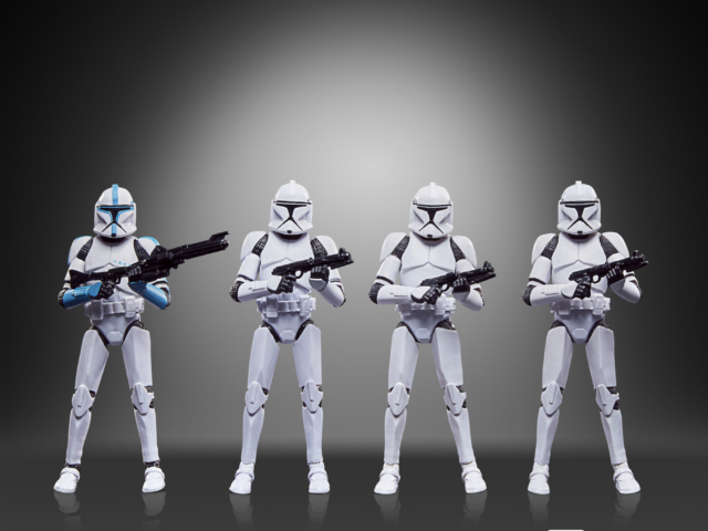 STAR WARS THE VINTAGE COLLECTION 3.75-INCH PHASE I CLONE TROOPER 4-PACK - 7