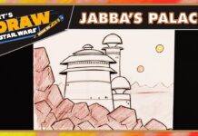 Star Wars Kids – How to Draw Jabba’s Palace | Let’s Draw Star Wars
