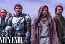 Star Wars Vanity Fair Cover Shoot with Pedro Pascal, Ewan McGregor and Rosario Dawson