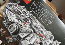 F1 Champion Lewis Hamilton Builds LEGO Star Wars UCS Millennium Falcon