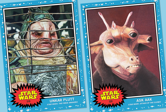 Topps Star Wars Living Set, Week 160: Unkar Plutt and Ask Aak