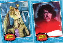 Topps Star Wars Living Set, Week 162: Jar Jar Binks and Kylo Ren (Unmasked)
