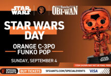 Star Wars Day with the San Francisco Giants with Partial Proceeds Benefiting Rancho Obi-Wan