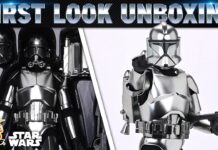 Hot Toys Clone Trooper Chrome Version Con Exclusive Sixth Scale Figure Unboxing | First Look