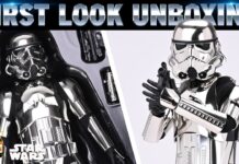 Hot Toys Chrome Stormtrooper Star Wars Figure Unboxing | First Look