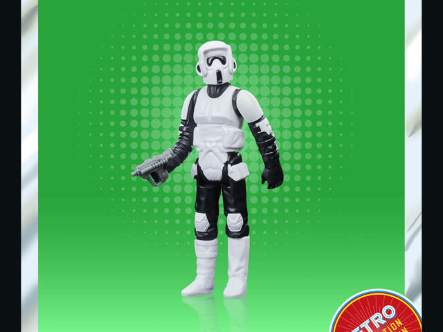 STAR WARS RETRO COLLECTION BIKER SCOUT 1