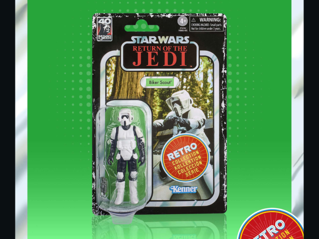 STAR WARS RETRO COLLECTION BIKER SCOUT 6