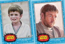 Topps Star Wars Living Set, Week 176: Luke Skywalker and Uncle Owen Lars
