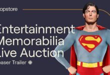 Propstore Entertainment Memorabilia Live Auction on November 3rd – 6th