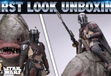 Hot Toys The Mandalorian & Blurrg Star Wars Figure Set Unboxing | First Look