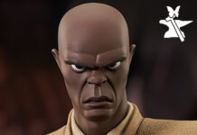 Preorder Gentle Giant’s Mace Windu Animated Mini Bust from Star Wars: The Clone Wars