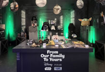 Star Wars Products on Display at the Disney UK Christmas Market 2022