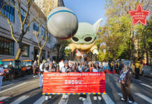 The Funko Pop! Grogu Balloon Returns to Macy’s Thanksgiving Parade