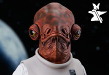 Preorder Gentle Giant’s Admiral Ackbar Milestones Statue from Star Wars: Return of the Jedi