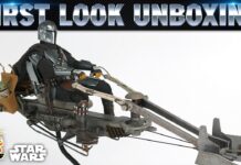 Hot Toys Swoop Bike Star Wars The Mandalorian Unboxing | First Look
