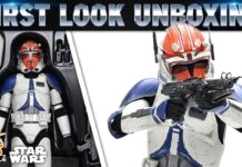 Hot Toys Captain Vaughn Star Wars: The Clone Wars Figure Unboxing | First Look