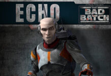 Echo is Featured on the Next Character Poster for The Bad Batch Season 2