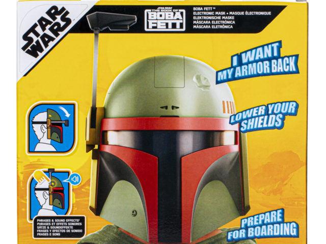 STAR WARS BOBA FETT ELECTRONIC MASK 1