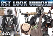 Hot Toys The Mandalorian & Grogu Deluxe Star Wars Figure Set Unboxing | First Look