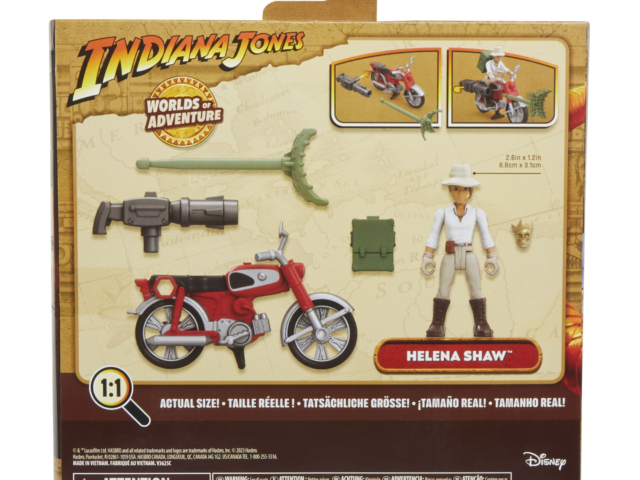 INDIANA JONES WORLDS OF ADVENTURE HELENA SHAW WITH MOTORCYCLE – Package 2