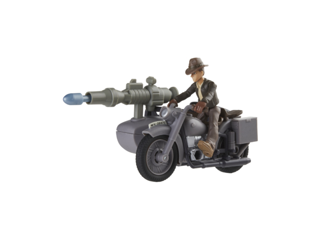 INDIANA JONES WORLDS OF ADVENTURE INDIANA JONES WITH MOTORCYCLE AND SIDECAR 1