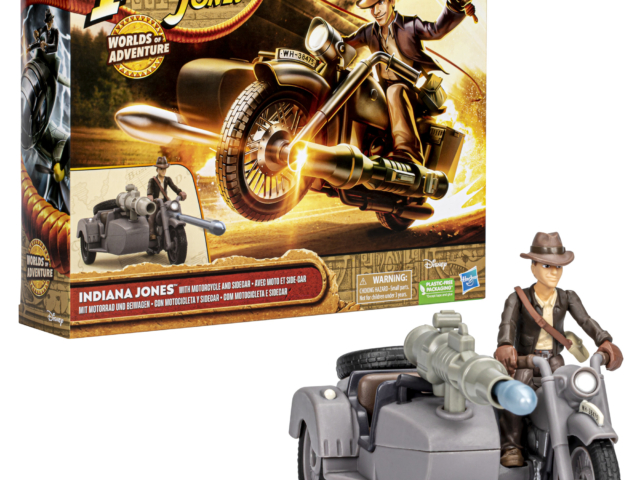 INDIANA JONES WORLDS OF ADVENTURE INDIANA JONES WITH MOTORCYCLE AND SIDECAR – Package 1