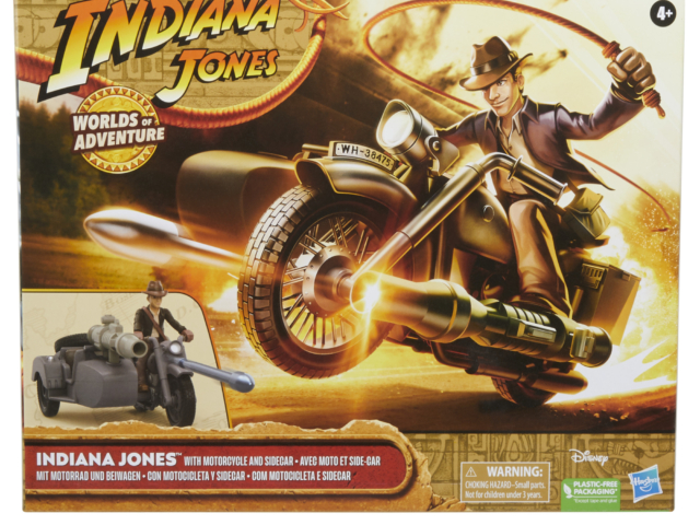 INDIANA JONES WORLDS OF ADVENTURE INDIANA JONES WITH MOTORCYCLE AND SIDECAR – Package 2