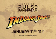 Hasbro Pulse Indiana Jones Fanstream January 11th at 11am ET