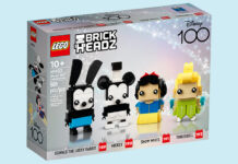 LEGO Reveal First Disney 100 Set, Four Pack of Celebration BrickHeadz