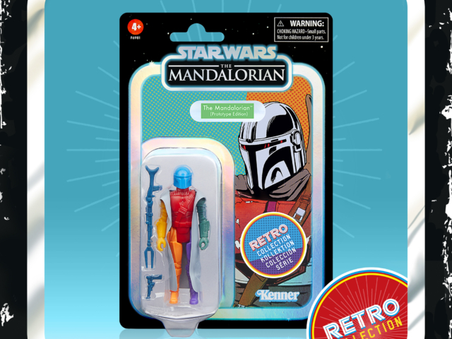 STAR WARS RETRO COLLECTION THE MANDALORIAN PROTOTYPE 1