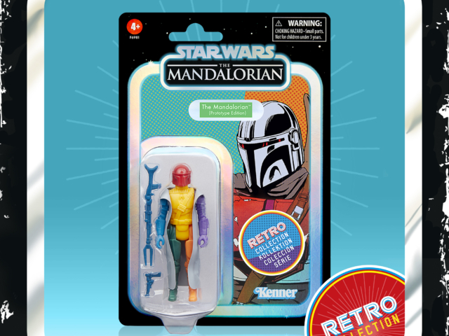 STAR WARS RETRO COLLECTION THE MANDALORIAN PROTOTYPE 2