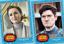 Topps Star Wars Living Set, Week 192: Mon Mothma and Syril Karn