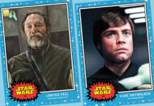Topps Star Wars Living Set, Week 196: Lortha Peel and Luke Skywalker